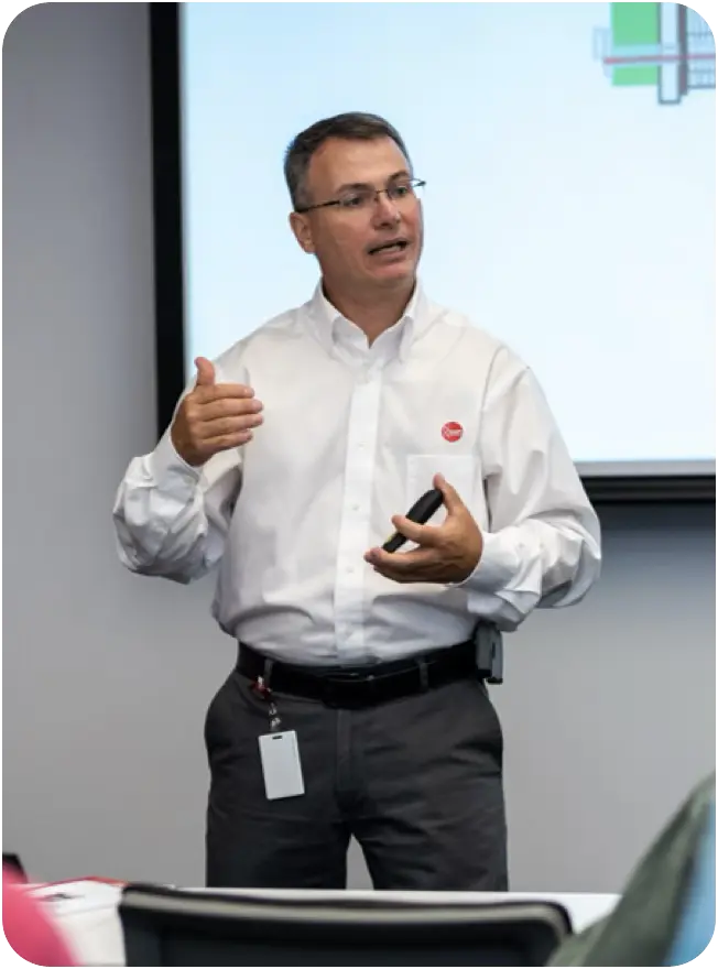 Instructor Teaching Classroom