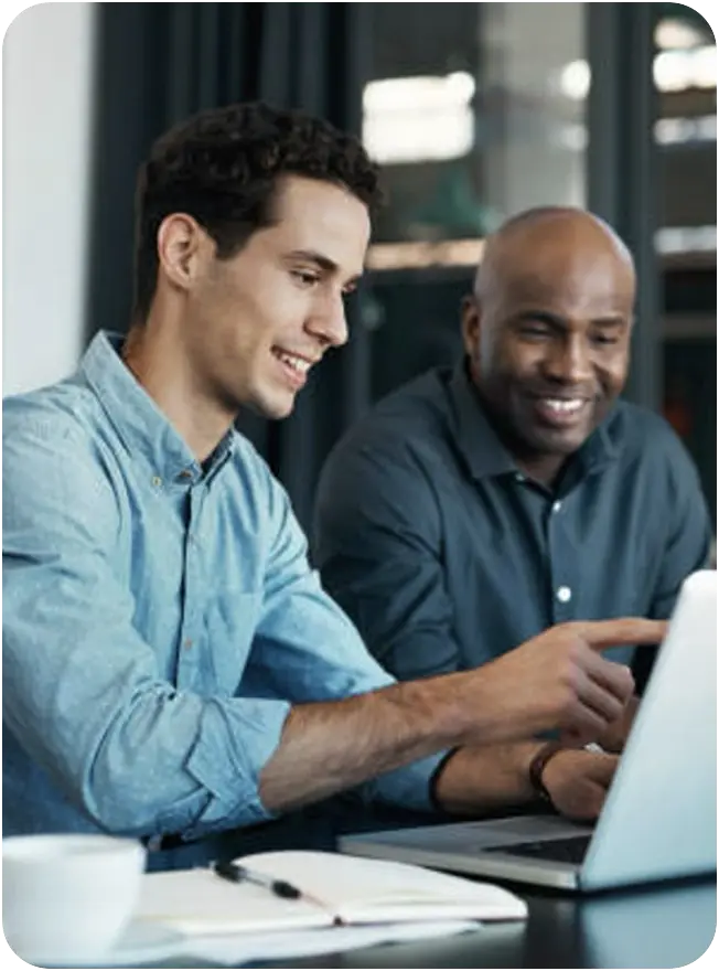 Demonstrator showing viewer products